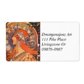 Zodiak Woman van Mucha Etiket (Voorkant)