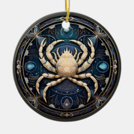 Zodiakkanker gepersonaliseerd astrologie Ornament
