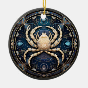 Zodiakkanker gepersonaliseerd astrologie Ornament