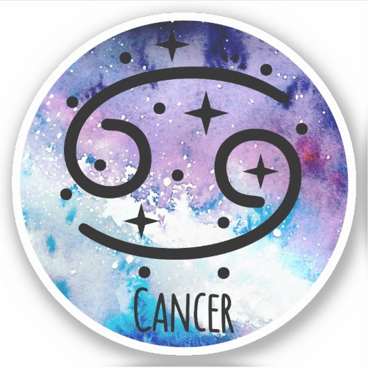 Zodiakkanker Sticker (Voorkant)