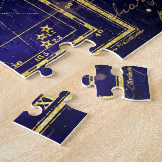 zodiale constellatie puzzel legpuzzel (Zijkant)