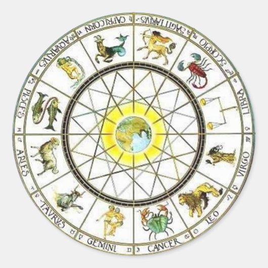 Zodiale sticker (Voorkant)