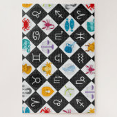 zodiale tekens puzzel legpuzzel (Verticaal)