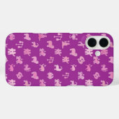 Zodiasymbolen, middelgrote paarse achtergrond Case-Mate iPhone case (Achterkant (horizontaal))