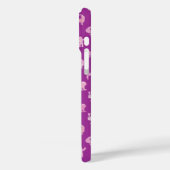 Zodiasymbolen, middelgrote paarse achtergrond Case-Mate iPhone case (Achterkant / Links)