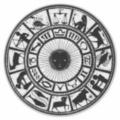 Zodiawiel Sticker (Voorkant)