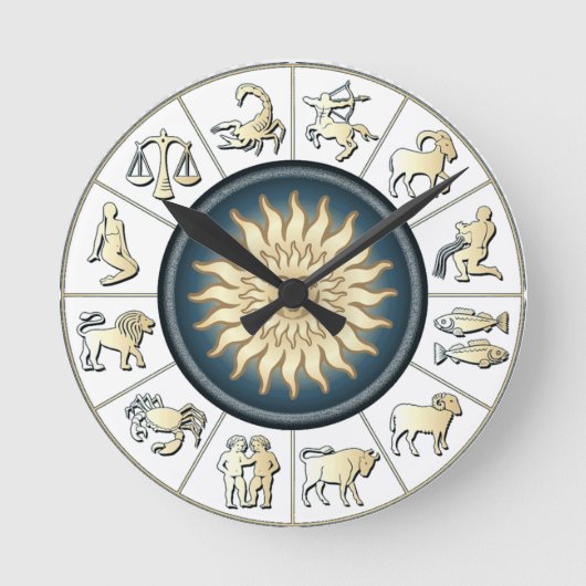 Zodiawuurklok Ronde Klok (Voorkant)