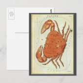 zodische astrologie kankersterrenbeeld briefkaart (Voorkant / Achterkant)