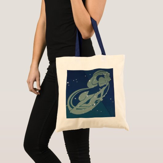  zodische astrologie, virgo constellatie tote bag (Voorkant (product))
