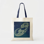  zodische astrologie, virgo constellatie tote bag (Voorkant)