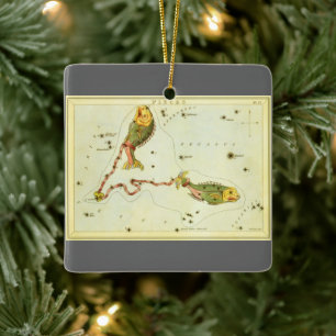 zodische strologie Pisces Fish Constellation Keramisch Ornament