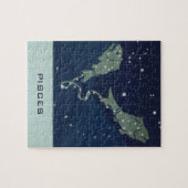  zodische strologie Pisces Fish Constellation Legpuzzel (Horizontaal)