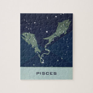  zodische strologie Pisces Fish Constellation Legpuzzel
