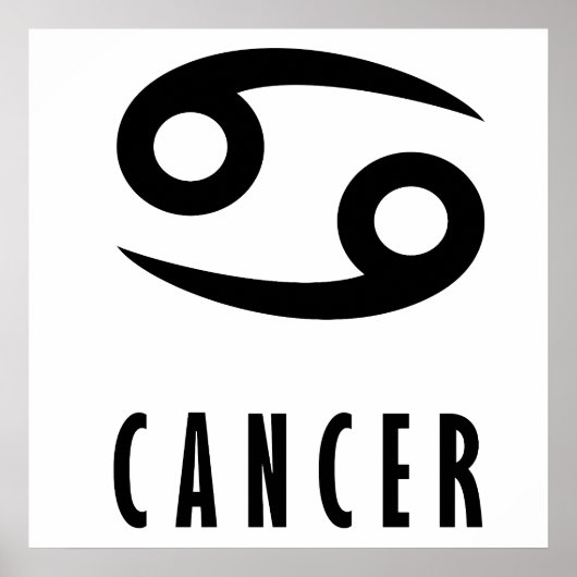 zodiumkanker poster (Voorkant)