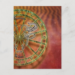 zodiumsignaalbull- briefkaart