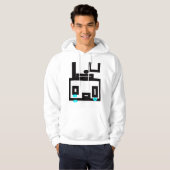 zodra de muziek stopt hoodie (Voorkant volledig)