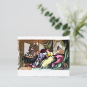 Zodra de Oude Koel zijn briefkaart van de Wijn hee (Staand voorkant)