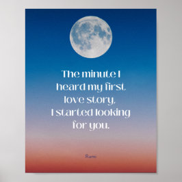 Zodra ik mijn eerste liefdesverhaal Poster hoorde