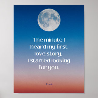 Zodra ik mijn eerste liefdesverhaal Poster hoorde