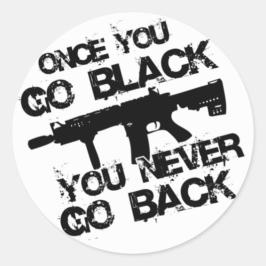 Zodra je gaat... ronde sticker (Voorkant)
