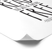 Zodra je leert lezen, Frederick Douglass Poster (Hoek)