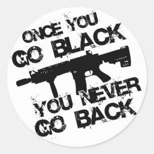 Zodra je weg bent.... ronde sticker