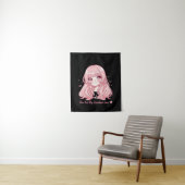 Zoe Anime Valentijns Sweatshirt Wandkleed (In situ)