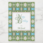 Zoe Birthday Wijn Etiket (Enkel label)
