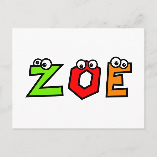 Zoe Briefkaart (Voorkant)