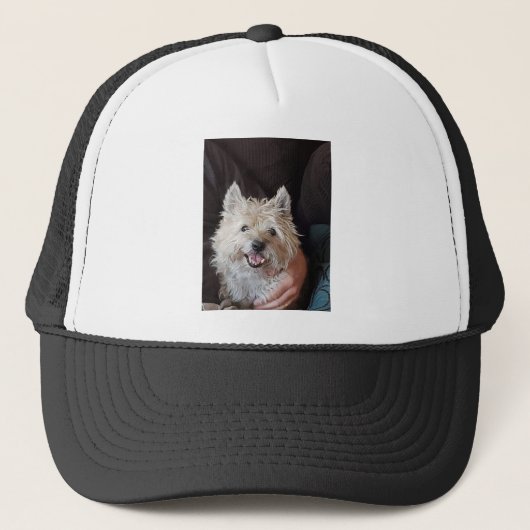 Zoe Cairn Terrier Trucker Pet (Voorkant)