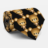 Zoe Cartoon Beer Jong T-shirt Stropdas (Opgerold)