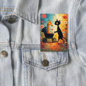 Zoe Cat Giraffe Knop Button (Insitu)