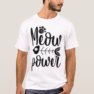 Zoe Cat T-shirt Miauwkracht Vispoot Kitten Papa