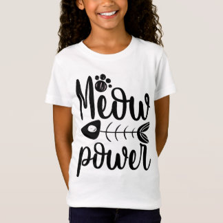 Zoe Cat T-shirt Miauwkracht Vispoot Kitty Liefde