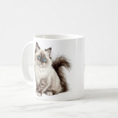 Zoe Cat Tee Cat Moeder Cat Vader Koffiemok (Voorkant links)
