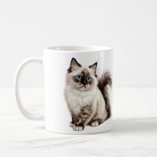 Zoe Cat Tee Cat Moeder Cat Vader Koffiemok (Links)