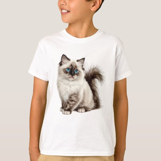 Zoe Cat Tee Cat Moeder Cat Vader T-shirt (Voorkant)