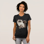 Zoe Cat Tee Cat Moeder Cat Vader T-shirt (Voorkant volledig)
