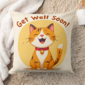 Zoe Cat wenst Beterschap Opbeurend Troost Geschenk Kussen (Deken)
