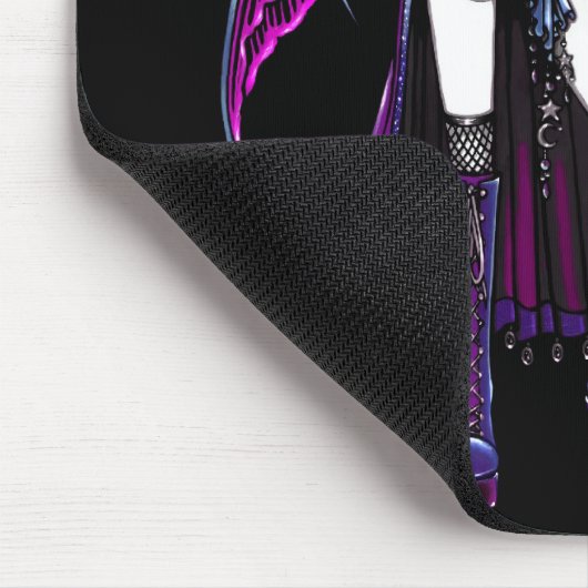 "Zoe" Celestial Pink Fairy Mousepad Muismat (Hoek)