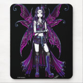 "Zoe" Celestial Pink Fairy Mousepad Muismat (Voorkant)