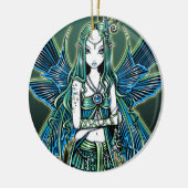 "Zoe" Celestial Star Fairy Art Ornaments Keramisch Ornament (Links)