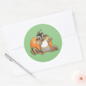 Zoe Chipmunk Pompoen Sticker (Envelop)