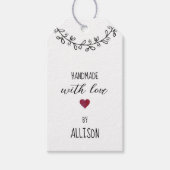 Zoe Creatief Handgemaakt met Liefde Kraft Cadeaulabel (Voorkant)