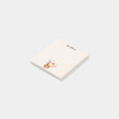 Zoe Cute Bij Met Hart Notities Post-it® Notes (Schuin)