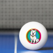 Zoe Cute Hond Ping Pong Bal Grappig Huisdier Cadea Pingpongbal (Net)