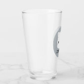 Zoe Cute Kat met Gepersonaliseerde Naam Glas (Rechts)
