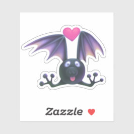Zoe Cute Vleermuis Dier op maat gemaakte sticker s