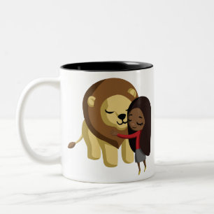Zoe en Peanut Tweekleurige Koffiemok