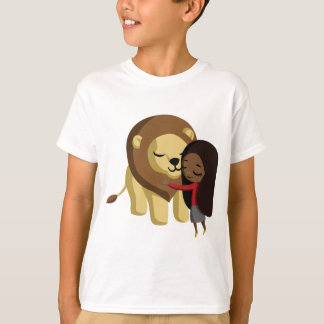 Zoe en pinda de leeuw t-shirt